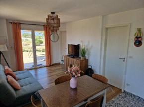 T2 Neuf climatisé dans villa à Corbara